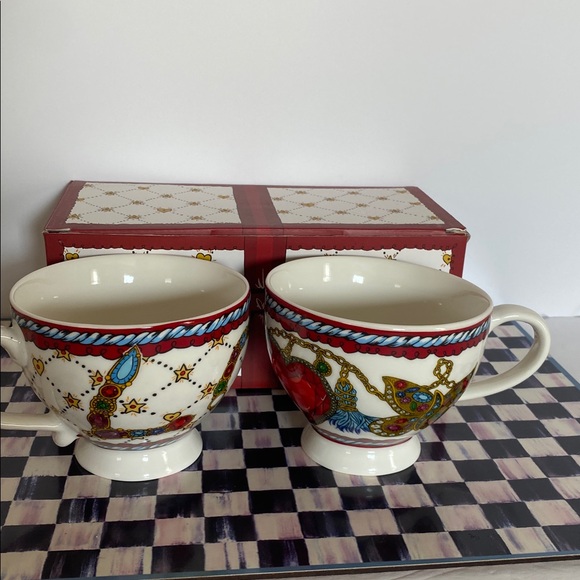 NWT Brighton Jewel & Love Limited Edition 2024 Large Tea/Coffee Cups Set Of 2 - Picture 2 of 10
